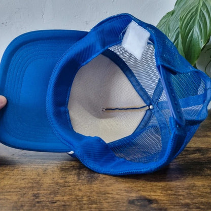 Vintage American Trucker Hat Snapback cap one size adjustable blue Hawaii