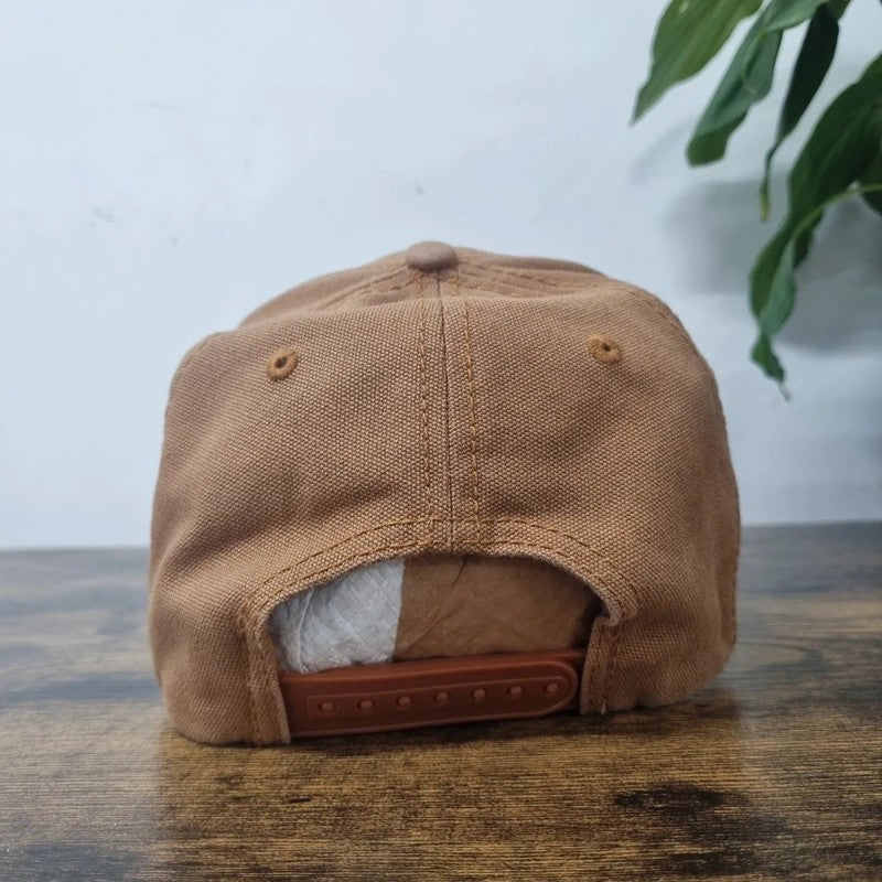 Vintage American Baseball Hat Snapback cap one size adjustable brown Budweiser
