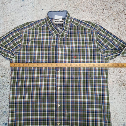 Barbour SHIRT REGULAR FIT CHECK MENS - Green - Size M