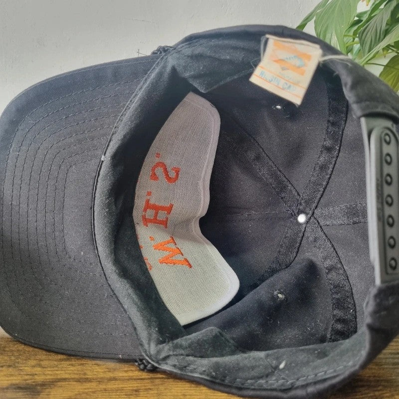 Vintage American Trucker Hat Snapback cap one size adjustable black WHS class of 1960