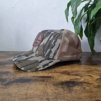Vintage American Baseball Hat Snapback cap one size adjustable realtree camo khaki brown