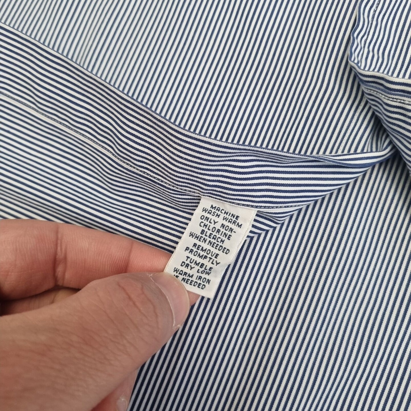 Ralph Lauren SHIRT ANDREW CLASSIC FIT STRIPE 32 33 - Blue - Size 16