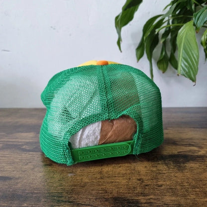 Stranger things Trucker Hat Snapback cap one size adjustable green yellow camp know where