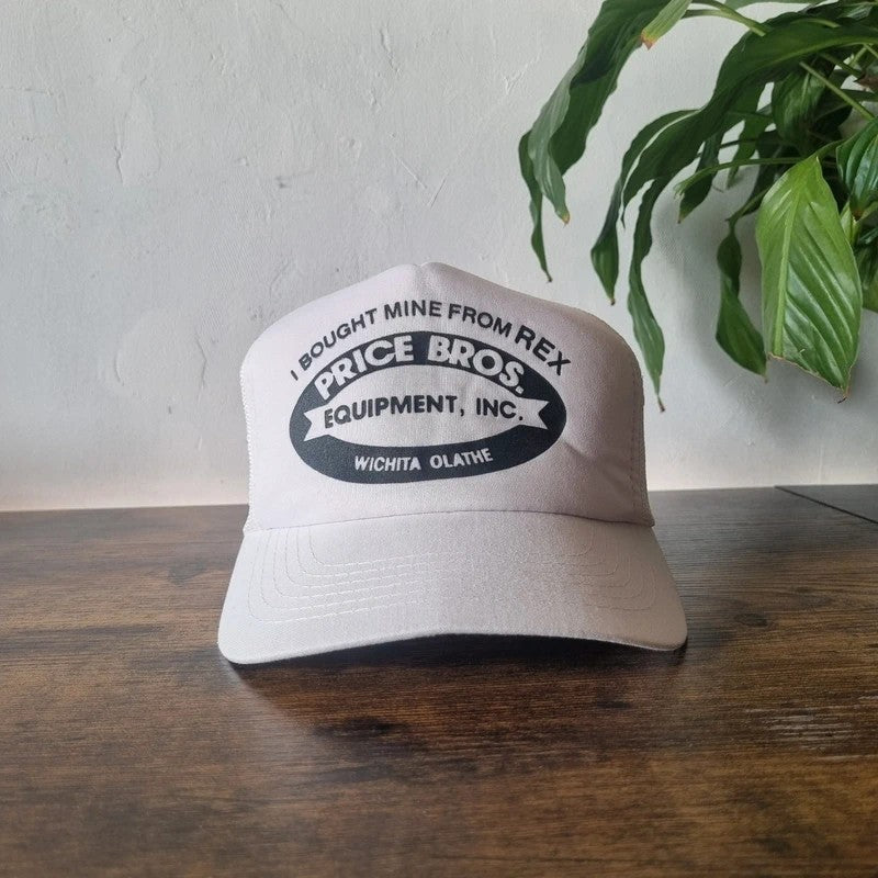Vintage American Trucker Hat Snapback cap one size adjustable price brush equipment