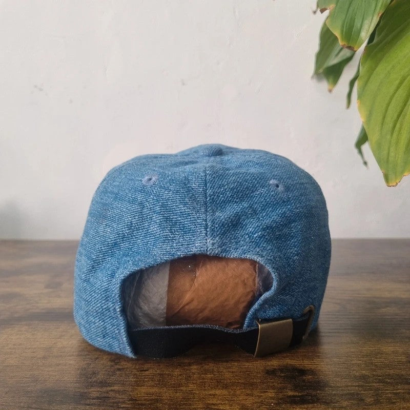 Vintage American Baseball Hat Snapback cap one size adjustable blue trinity