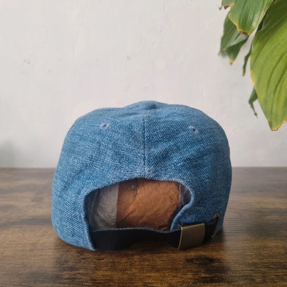 Vintage American Baseball Hat Snapback cap one size adjustable blue trinity