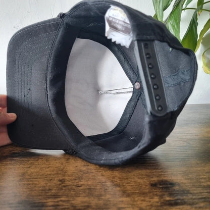 Vintage American Trucker Hat Snapback cap one size adjustable black VIP
