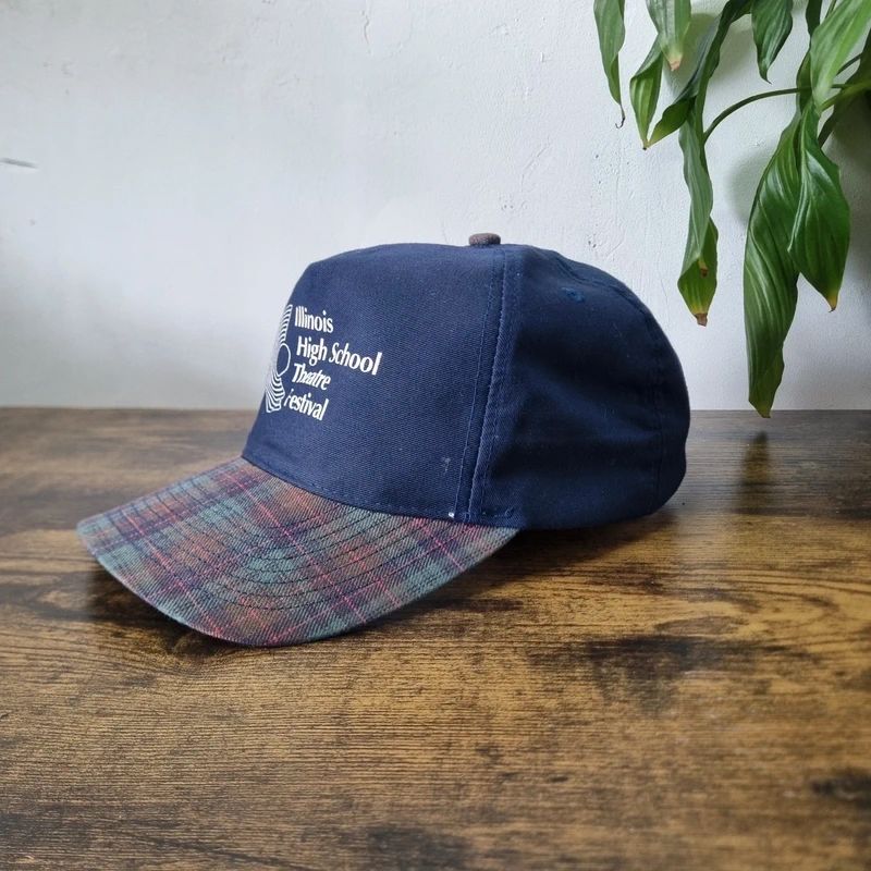Vintage American Trucker Hat Snapback cap one size adjustable navy HS Musical festival