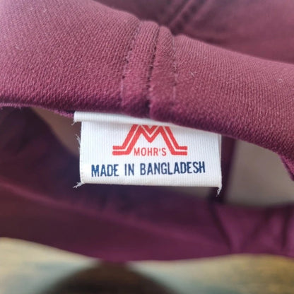 Vintage American Trucker Hat Snapback cap one size adjustable Nu yale laundry burgundy