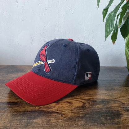 Vintage American Baseball Hat Snapback cap one size St. Louis Cardinals mlb navy red