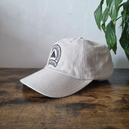 Vintage American baseball Hat Snapback cap one size adjustable cream helicopter hiking canada