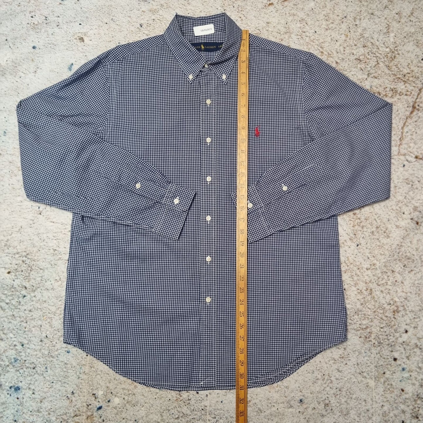 Ralph Lauren OXFORD SHIRT CHECK GINGHAM - Blue - Size L