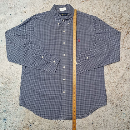 Ralph Lauren OXFORD SHIRT CHECK GINGHAM - Blue - Size L