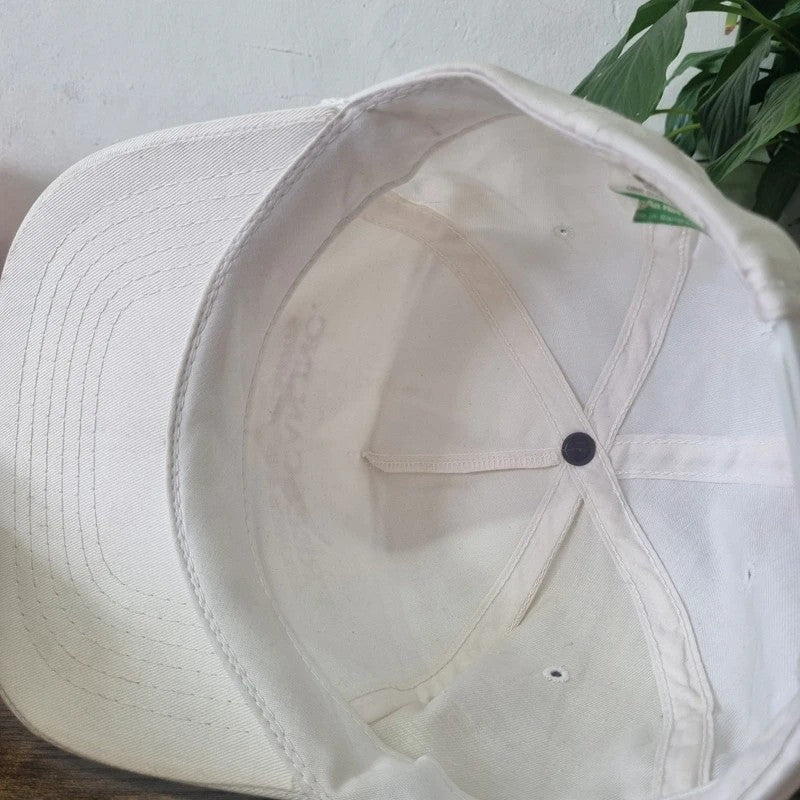 Vintage American Trucker Hat Snapback cap one size adjustable white Freescan inc