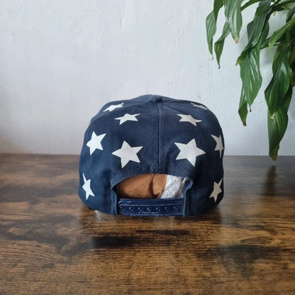 Vintage American baseball Hat Snapback cap one size adjustable Alied navy red Usa