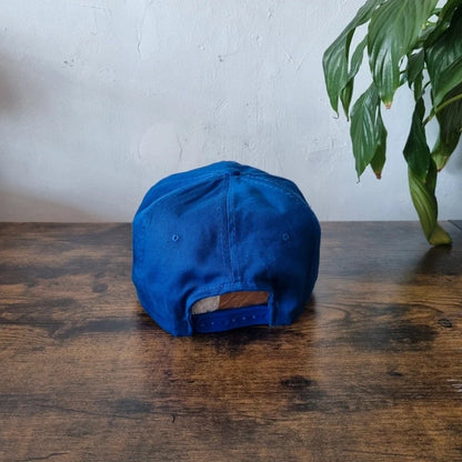 Vintage American Trucker Hat Snapback cap one size adjustable blue tension brothers