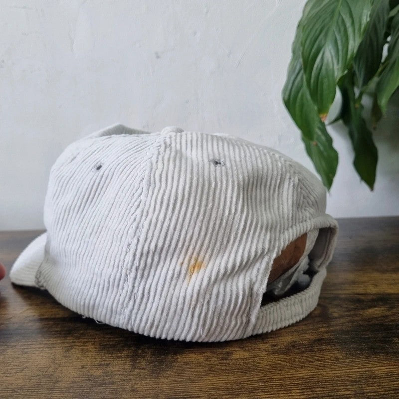 Vintage American Trucker Hat Snapback cap one size light grey McDonnell Douglas c17 plane