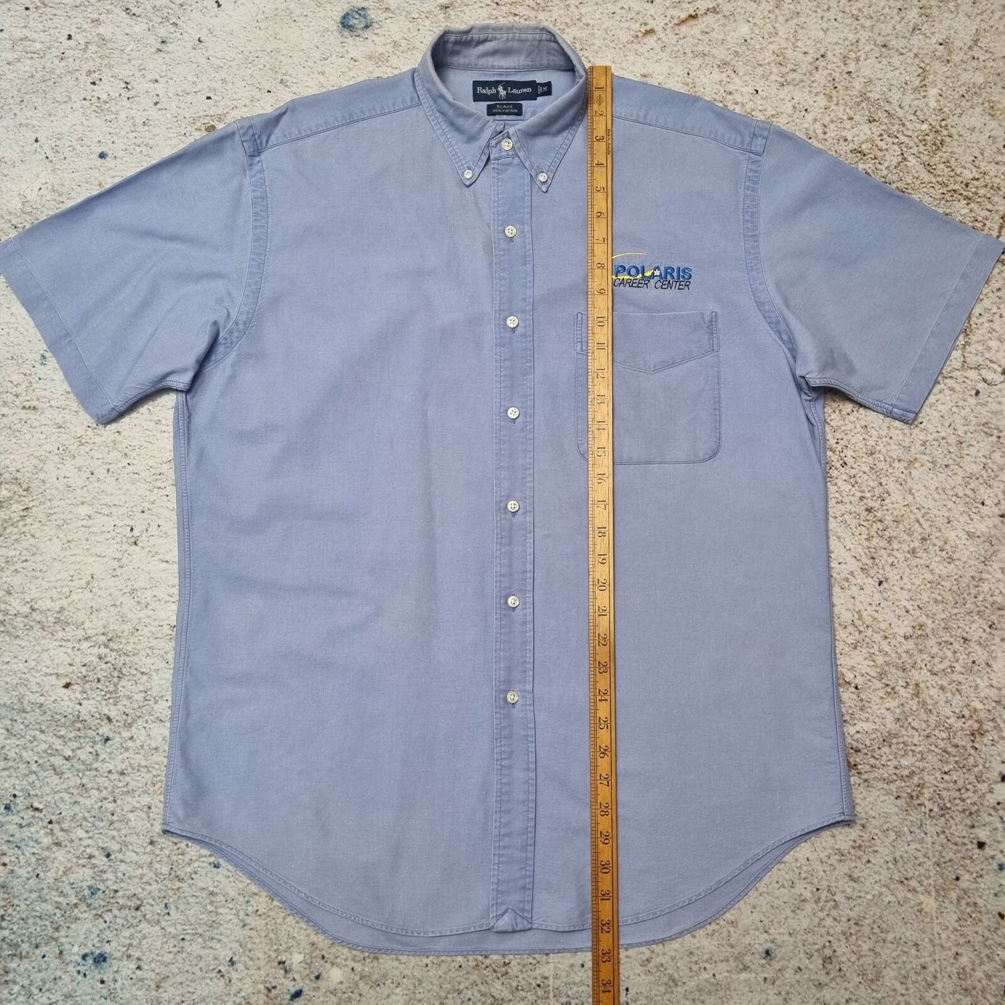 Ralph Lauren WORK WEAR SHIRT SHORT SLEEVE - Blue - Size M