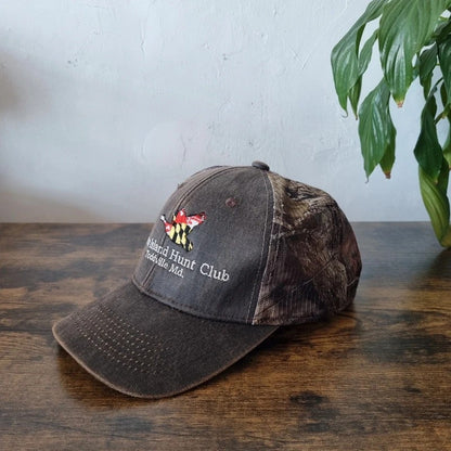 Vintage American Baseball Hat Snapback cap one size adjustable jenny island hunting realtree camo