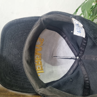 Vintage American Trucker Hat Snapback cap one size adjustable black Jeremy's