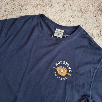 Comfort wash BASEBALL T SHIRT HOT STOVE SALOON Y2K 00'S - Blue - Size M