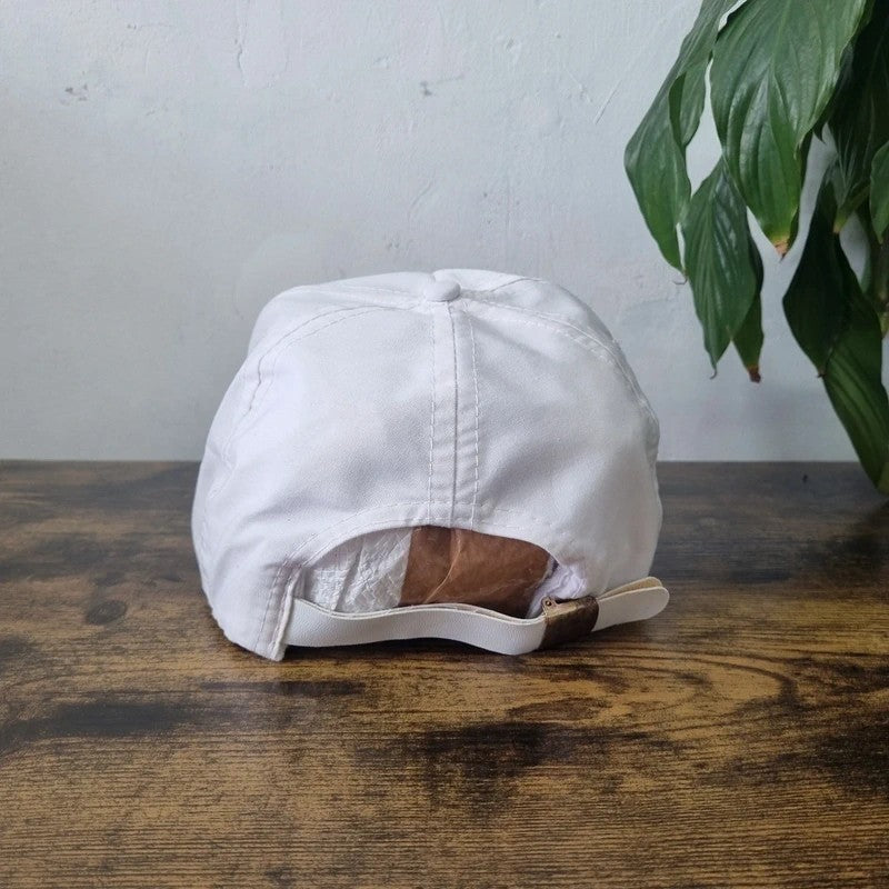 Vintage American Trucker Hat Snapback cap one size adjustable white Kitz valves