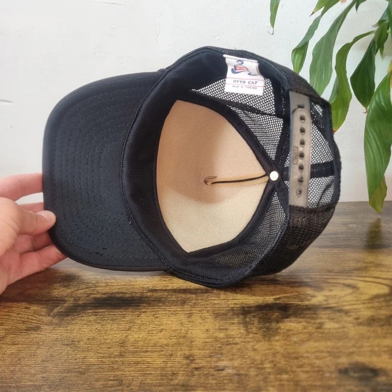 Vintage American Trucker Hat Snapback cap one size adjustable black route 66 new mexico