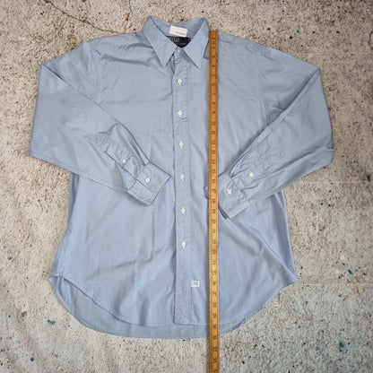 Polo Ralph Lauren CASUAL SHIRT MADE IN USA PLAIN 34 MEDIUM - Blue - Size 16.5