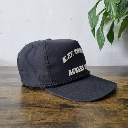 Vintage American Baseball Hat Snapback cap one size KFF Trucking Ackley Bros