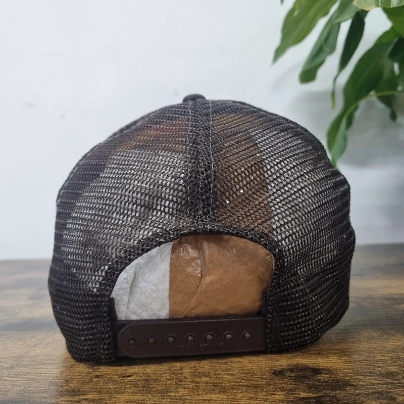 Vintage American Trucker Hat Snapback cap one size adjustable brown energy company arizona