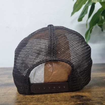 Vintage American Trucker Hat Snapback cap one size adjustable brown energy company arizona