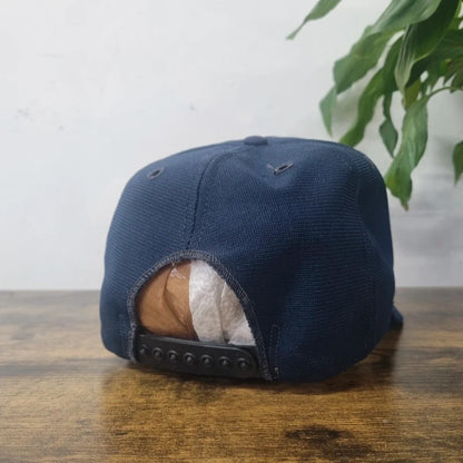 Vintage New Era Baseball Hat Snapback cap one size adjustable navy uss missouri