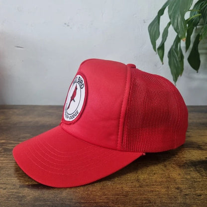 Vintage American Trucker Hat Snapback cap one size red Bird Chrysler dodge dealer