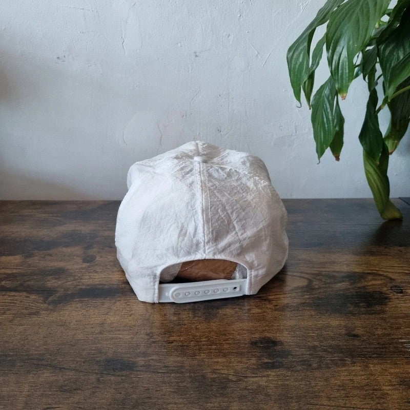 Vintage American Trucker Hat Snapback cap one size adjustable white Maralp tour bike