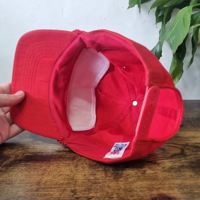 Vintage American Trucker Hat Snapback cap one size adjustable red Al's Marine