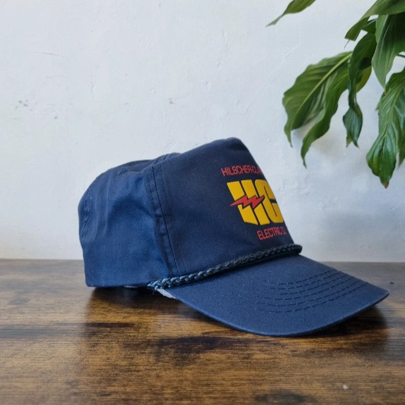 Vintage American Trucker Hat Snapback cap one size adjustable electric company
