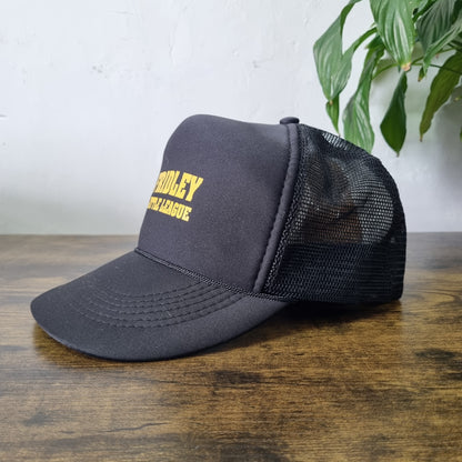 Vintage American Trucker Hat Snapback cap one size black Fridley little league