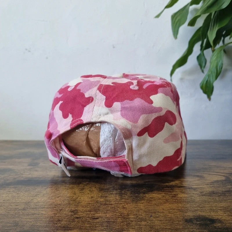 Vintage American Baseball Hat Snapback cap one size adjustable pink camo duck dynasty