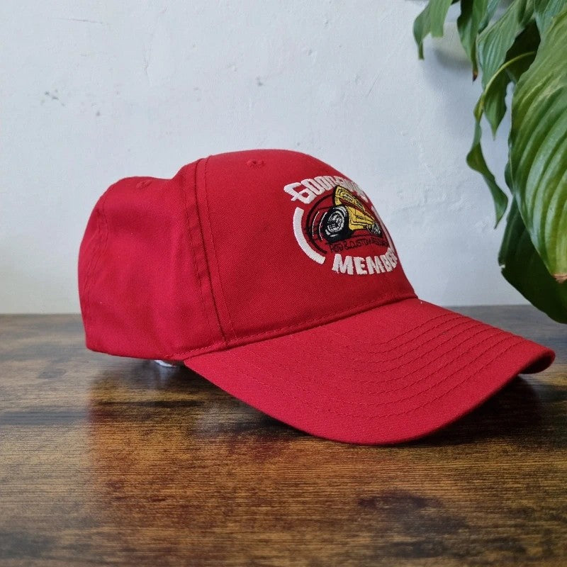 Vintage American Baseball Hat Snapback cap one size red good guys member car