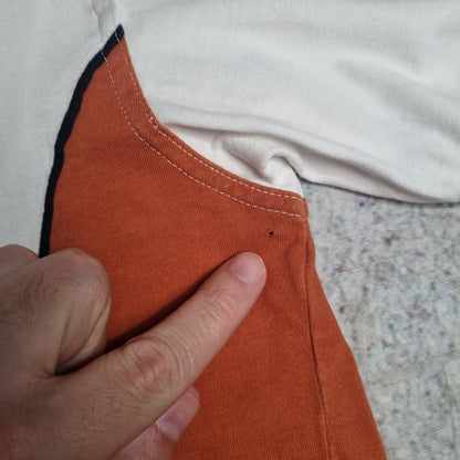 Harley Davidson Biker Polo Shirt Short Sleeve Mens  - White - Size L