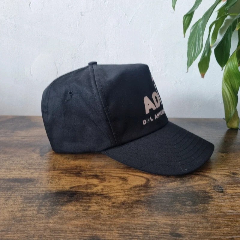 Vintage American Trucker Hat Snapback cap one size adjustable black Adi antenna supply