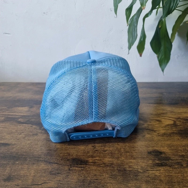 Vintage American Trucker Hat Snapback cap one size adjustable blue Kelly Ann Charter Ship