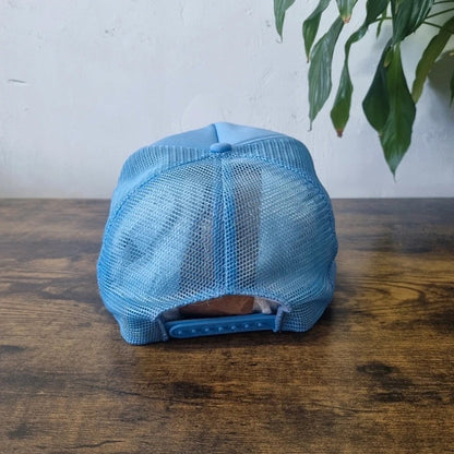 Vintage American Trucker Hat Snapback cap one size adjustable blue Kelly Ann Charter Ship