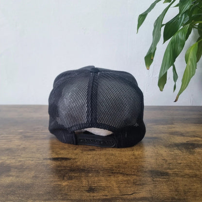 Vintage American Trucker Hat Snapback cap one size adjustable black proma co