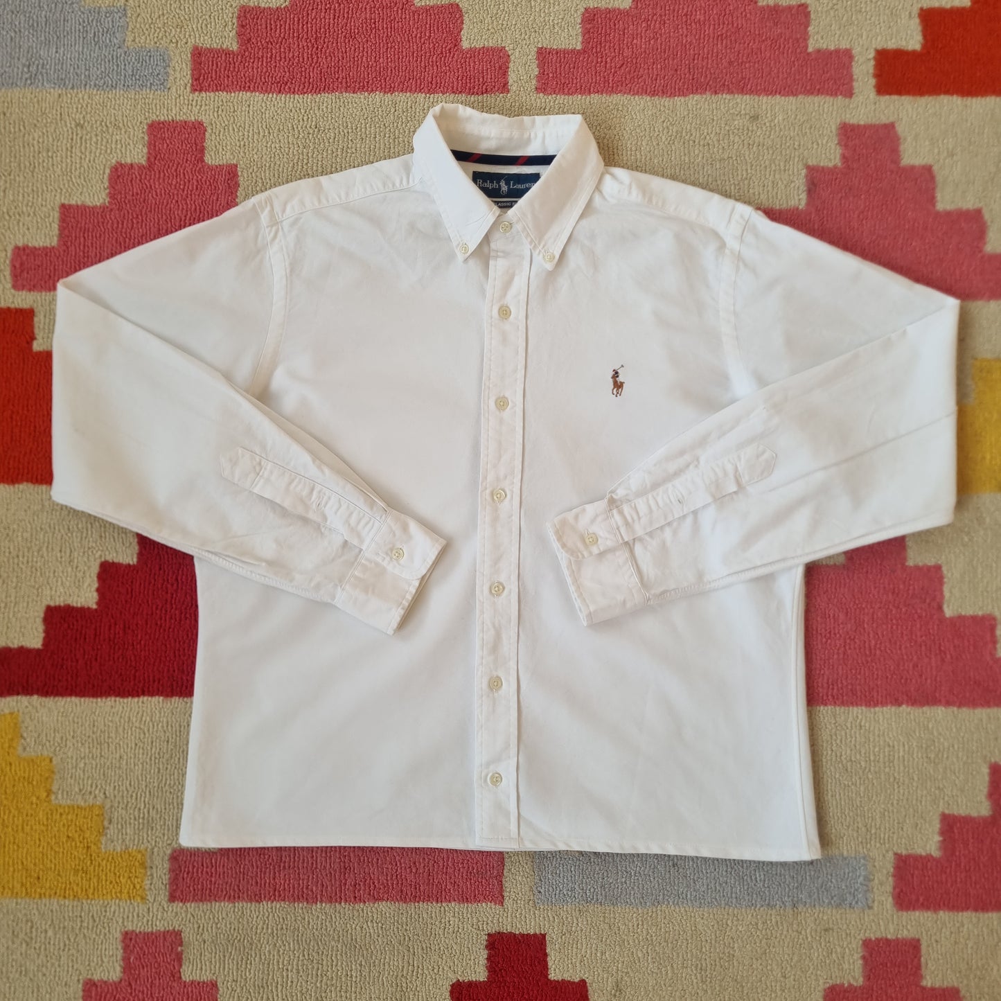 CUSTOM ORDER - RALPH LAUREN SHIRT SIZE MEDIUM WHITE