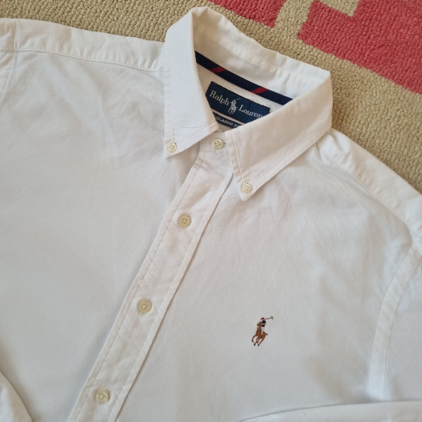 CUSTOM ORDER - RALPH LAUREN SHIRT SIZE MEDIUM WHITE
