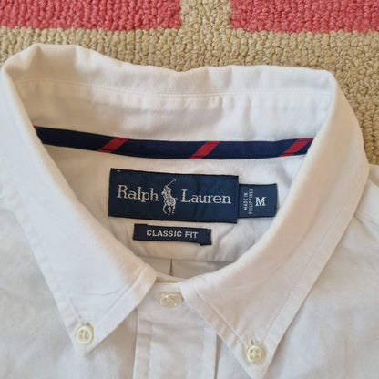 CUSTOM ORDER - RALPH LAUREN SHIRT SIZE MEDIUM WHITE