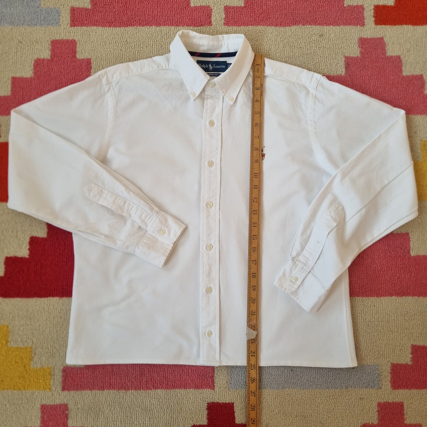 CUSTOM ORDER - RALPH LAUREN SHIRT SIZE MEDIUM WHITE