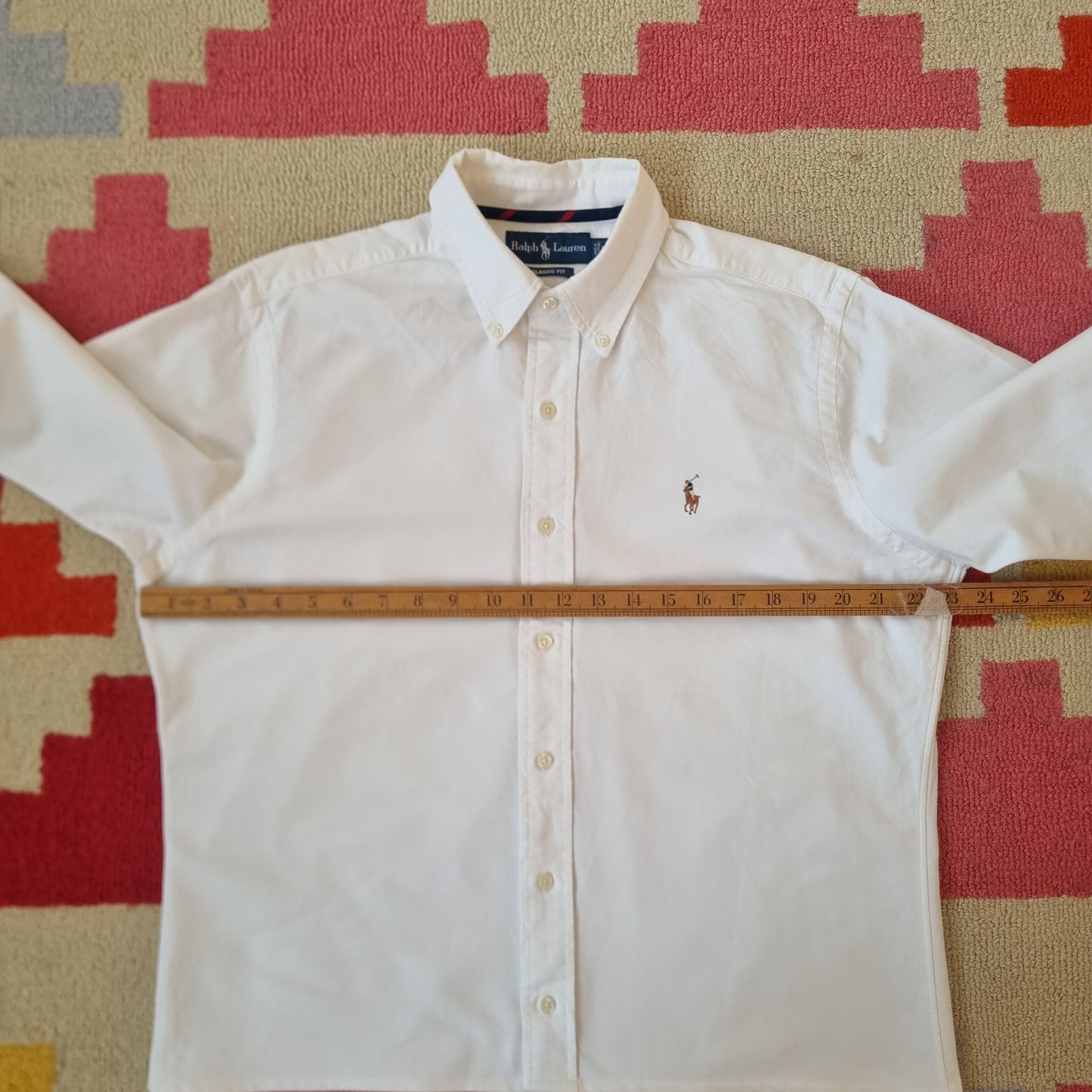 CUSTOM ORDER - RALPH LAUREN SHIRT SIZE MEDIUM WHITE