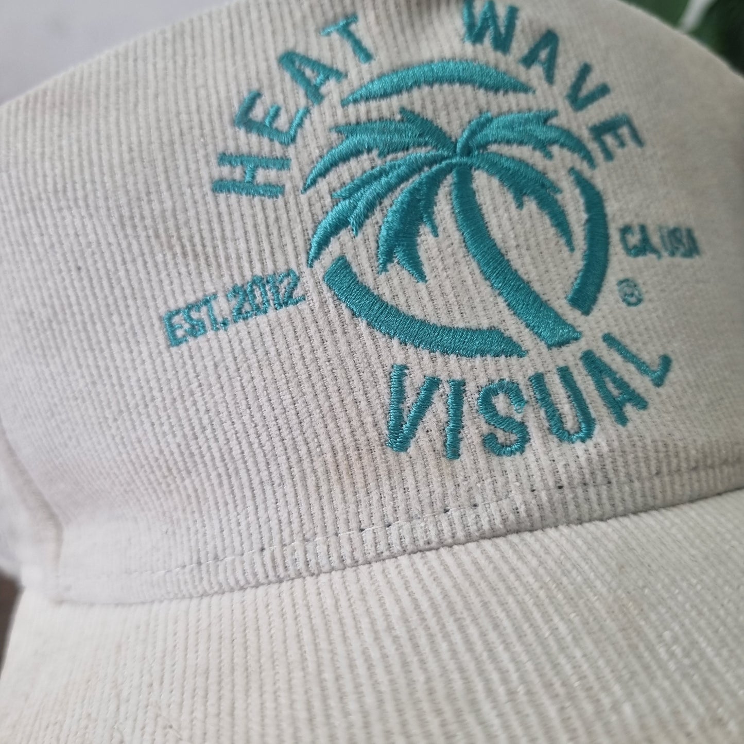 Vintage American Trucker Hat Snapback cap one size white heat wave visual